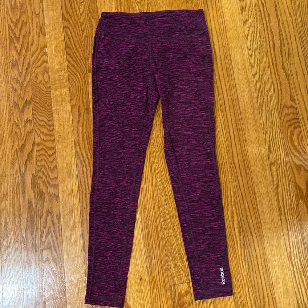 Reebok Magenta Heather Leggings